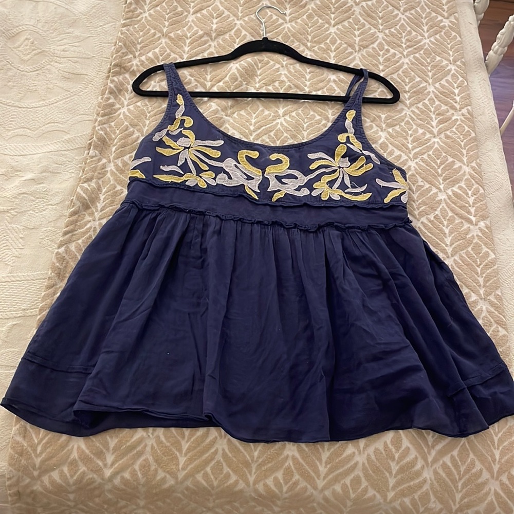 Voile Tank Top: Size Large